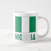 Grande Tasse Nigeria avec le drapeau nigérian (Droite)