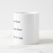 Grande Tasse Niveaux d'humour de café de matin (Devant)