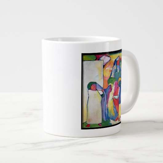 Grande Tasse No. 6 (Africains) d'improvisation (Devant droit)