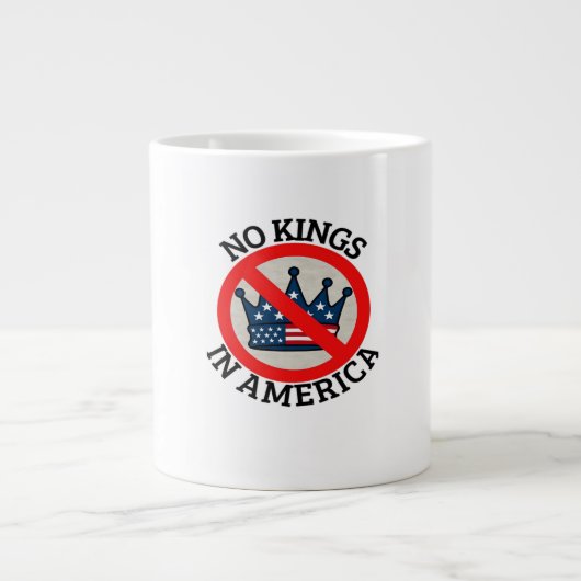 Grande Tasse No Kings In America Retro Classic (Devant)