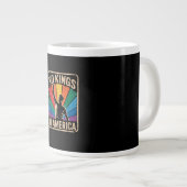 Grande Tasse No Kings In America Since 1776 Patriotic Style (Devant droit)