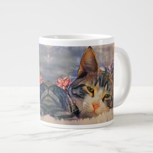 Grande Tasse Noël à Kitten (Devant droit)