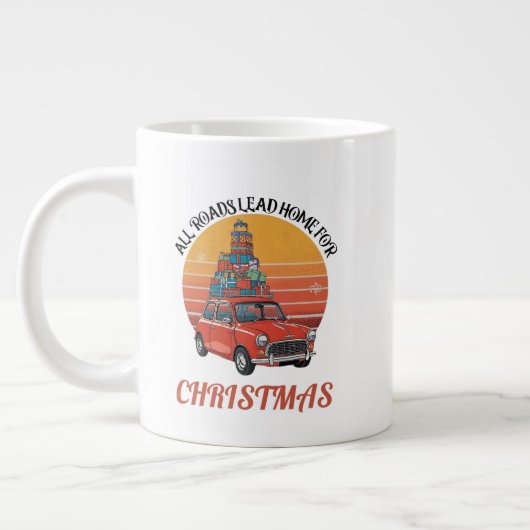 Grande Tasse Noël Rétro (Gauche)