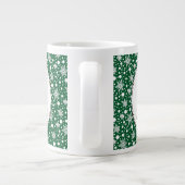 Grande Tasse Noël Santa Hat Sibérien Husky (argent) mignonne (Dos)