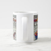 Grande Tasse Noël Vintage, Cheval du Père Noël (Dos)