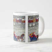 Grande Tasse Noël Vintage, Cheval du Père Noël (Devant droit)