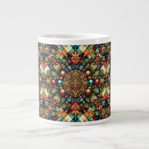 Grande Tasse Noël vintage/classique coloré