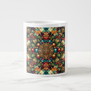 Grande Tasse Noël vintage/classique coloré