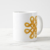 GRANDE TASSE NOEUD CELTIQUE OR (Devant droit)