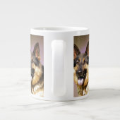 Grande Tasse Noir et Tan GSD (Dos)