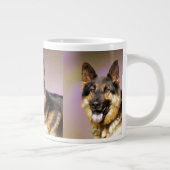 Grande Tasse Noir et Tan GSD (Droite)