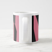Grande Tasse Noir rose et gris (Dos)