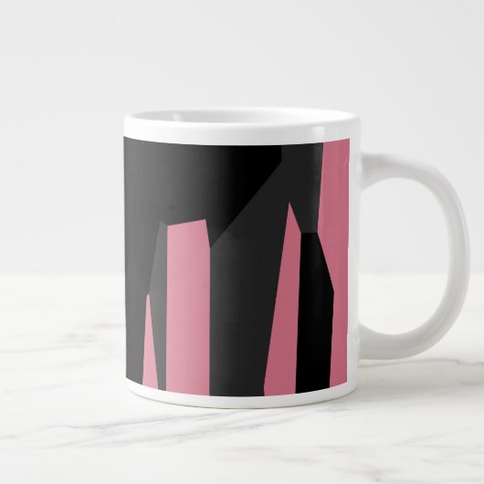 Grande Tasse Noir rose et gris (Droite)