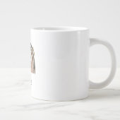 Grande Tasse Nom arc-en-ciel de l'Empreinte de léopard Gold Chi (Droite)