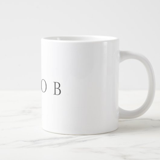 Grande Tasse Nom classique (ou mot) (Droite)