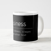 Grande Tasse Nom commercial minimal moderne et autres informati (Devant droit)