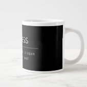 Grande Tasse Nom commercial minimal moderne et autres informati (Droite)
