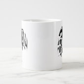 Grande Tasse Nom de la brosse d'encre Batman (Devant)