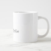 Grande Tasse Nom du léopard d'or noir (Droite)