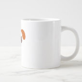 Grande Tasse Nom du script de maman chien drôle personnalisé (Droite)