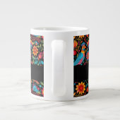 Grande Tasse Nom du script motif mexicain moderne (Dos)