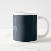 Grande Tasse Nom éditable moderne (Droite)