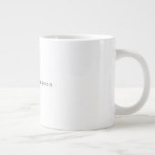 Grande Tasse Nom élégant simple et moderne professionnel (Droite)