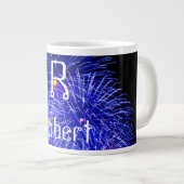 Grande Tasse Nom et initiale personnalisés - (Devant droit)
