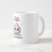 Grande Tasse Nom personnalisé Anniversaire (Devant droit)