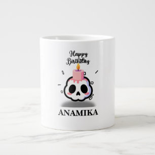 Grande Tasse Nom personnalisé Anniversaire