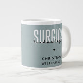 Grande Tasse Nom personnalisé Technologue chirurgical Med Surg  (Devant droit)