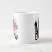 Grande Tasse Nom simple moderne cool grunge d'animal de compagn (Devant)