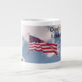 Grande Tasse Non mon défaut (Devant)