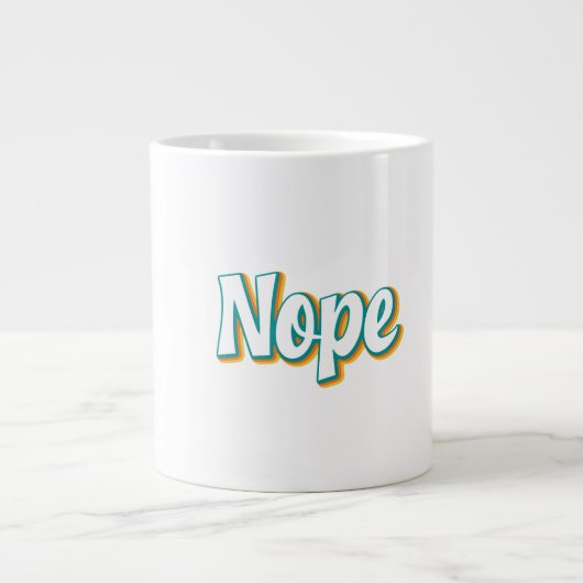 Grande Tasse Nope Retro (Devant)