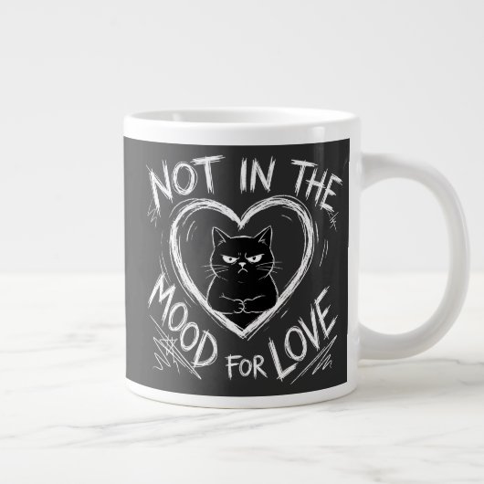 Grande Tasse Not In The Mood For Love Grumpy Cat Sarcastic (Droite)