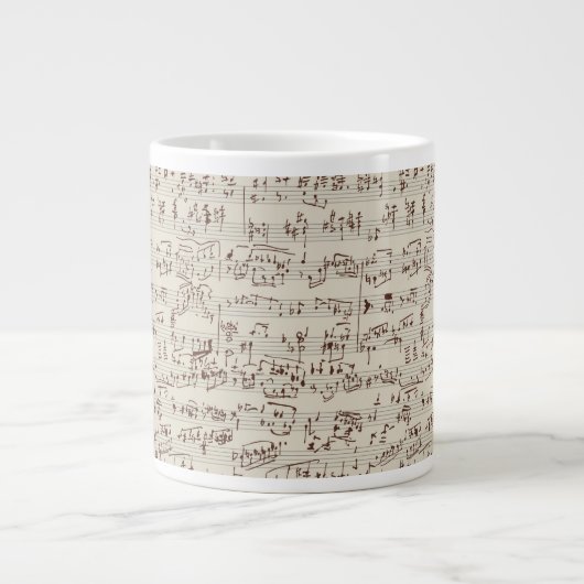 Grande Tasse Notes musicales (Devant)