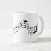 Grande Tasse Notes musicales (Devant droit)