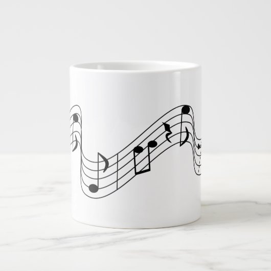 Grande Tasse Notes musicales (Devant)