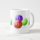 Grande Tasse Notions de couture colorées (Devant droit)