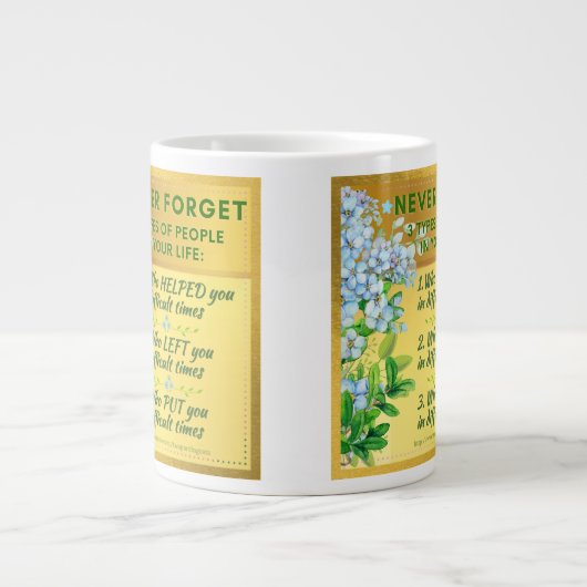 Grande Tasse N'oubliez jamais l'inspiration (Devant)