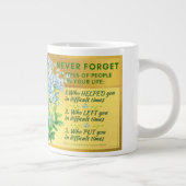 Grande Tasse N'oubliez jamais l'inspiration (Droite)