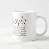 Grande Tasse Nous le peuple (Droite)
