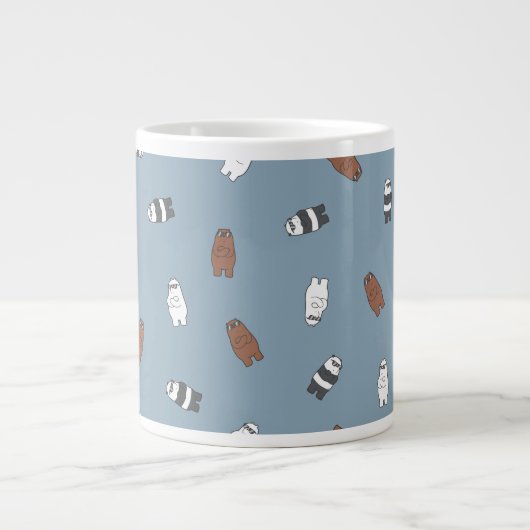 Grande Tasse Nous Ours nu - Ours en verre soleil Motif (Devant)