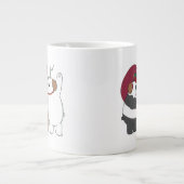 Grande Tasse Nous Ours Nus - Bonnes Fêtes (Devant)