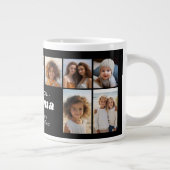 Grande Tasse Nous t'aimons grand-mère - 15 Photo Collage (Droite)