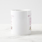 Grande Tasse Nous Vous Aimons Bubbe Rose Floral (Devant)