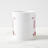 Grande Tasse Nous Vous Aimons Bubbie Bourgogne Floral (Devant)
