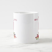 Grande Tasse Nous Vous Aimons Gigi Bourgogne Floral (Devant)