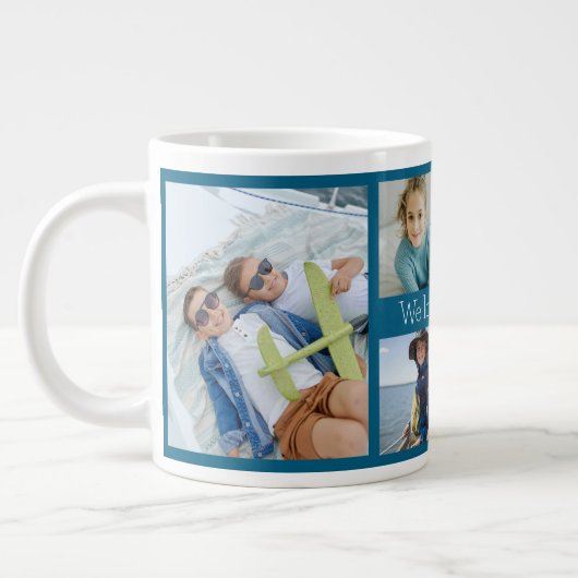 Grande Tasse Nous vous aimons Opa Grand-père 6 Photo (Gauche)