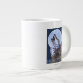 Grande Tasse Nouveau loup de YorkHowling (Devant droit)